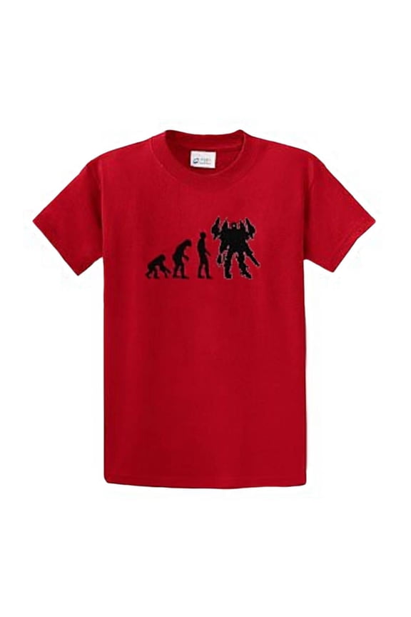 The Evolution of Transformering Machinery T-Shirt Red 3X-Large