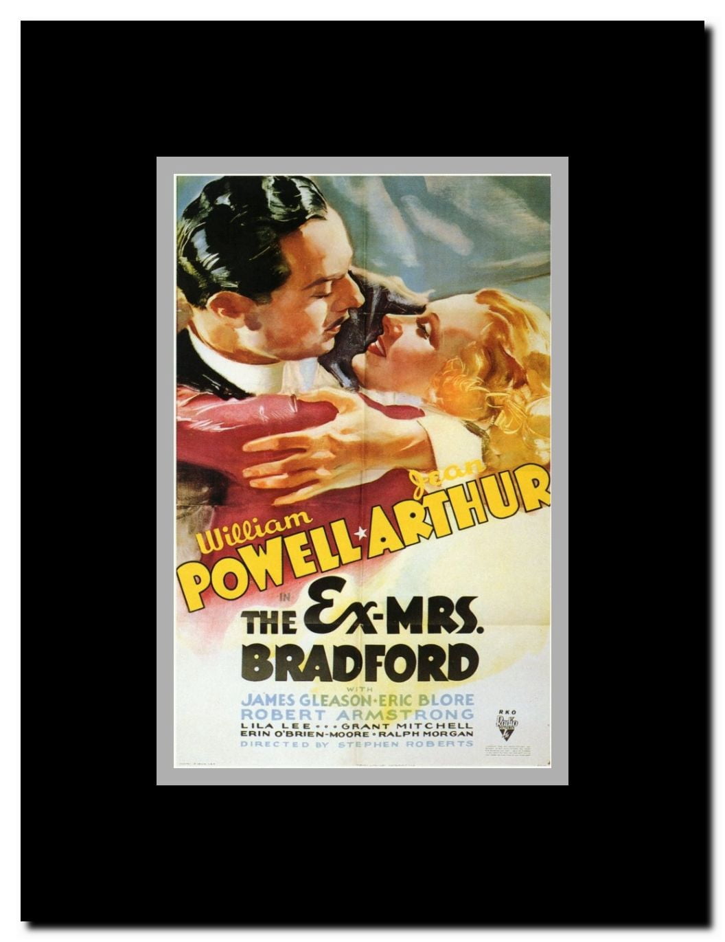 The Ex-Mrs. Bradford Framed Movie Poster