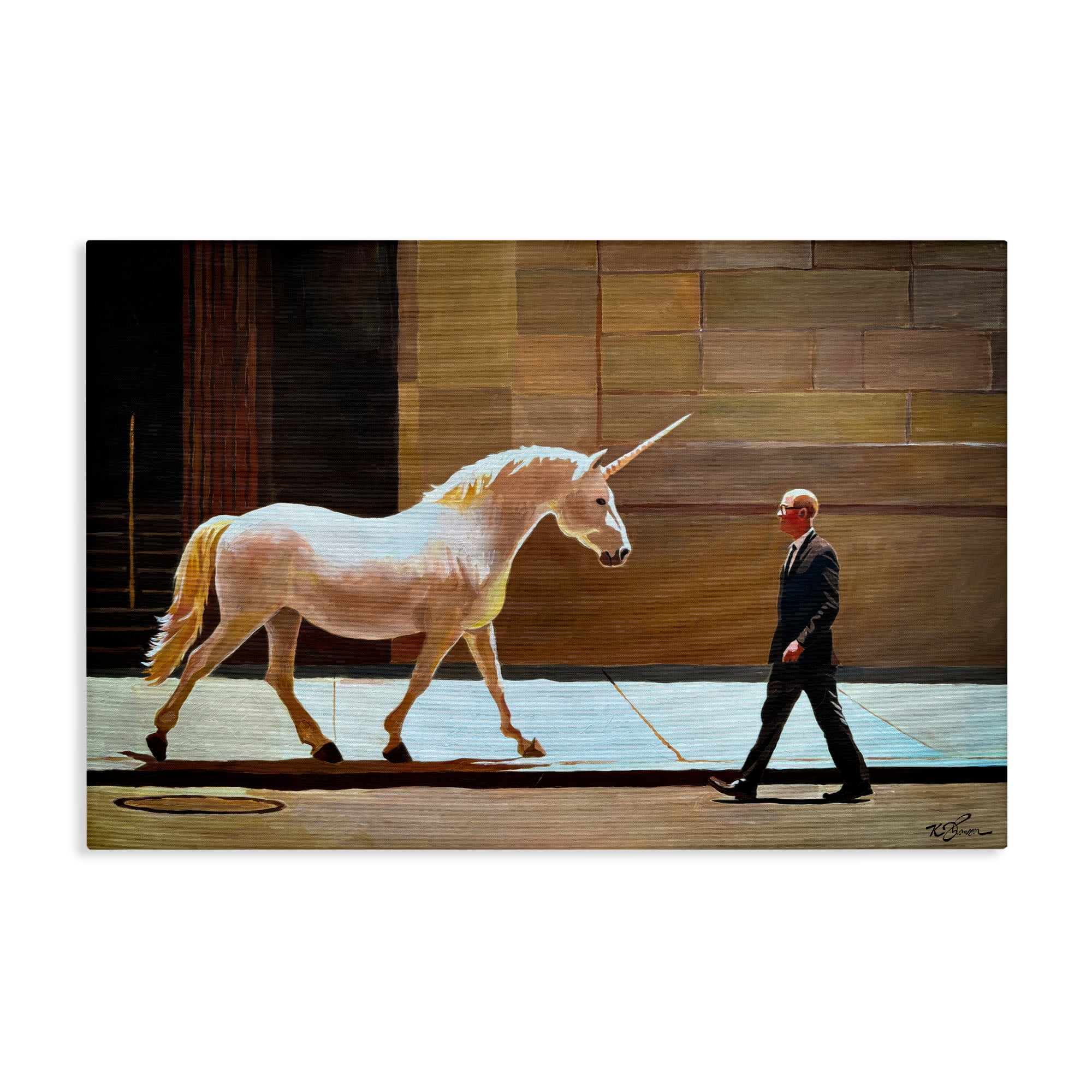 The Exception Proves The Rule Canvas Wall Art, design by Keith Thomson