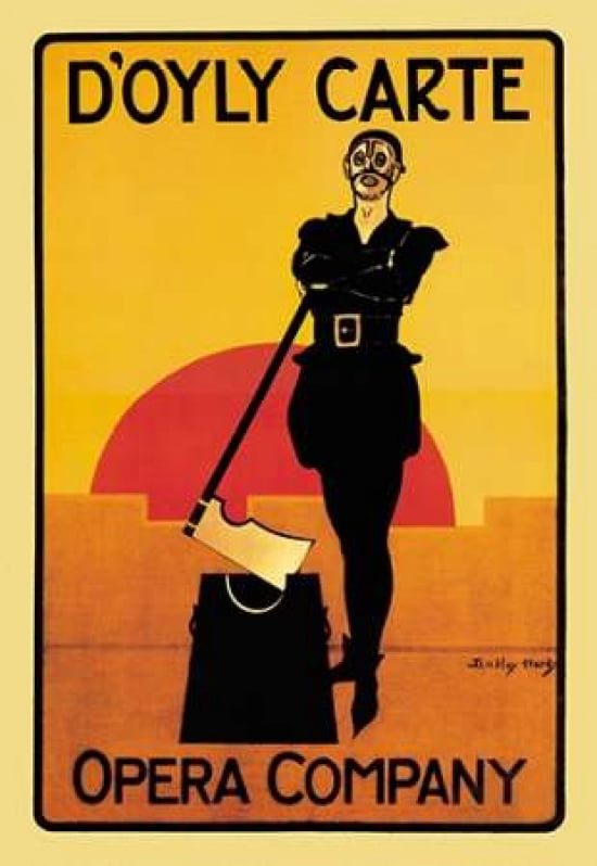 The Executioner D Oyly Carte Opera Company Canvas Art - Unknown (24 x 36)