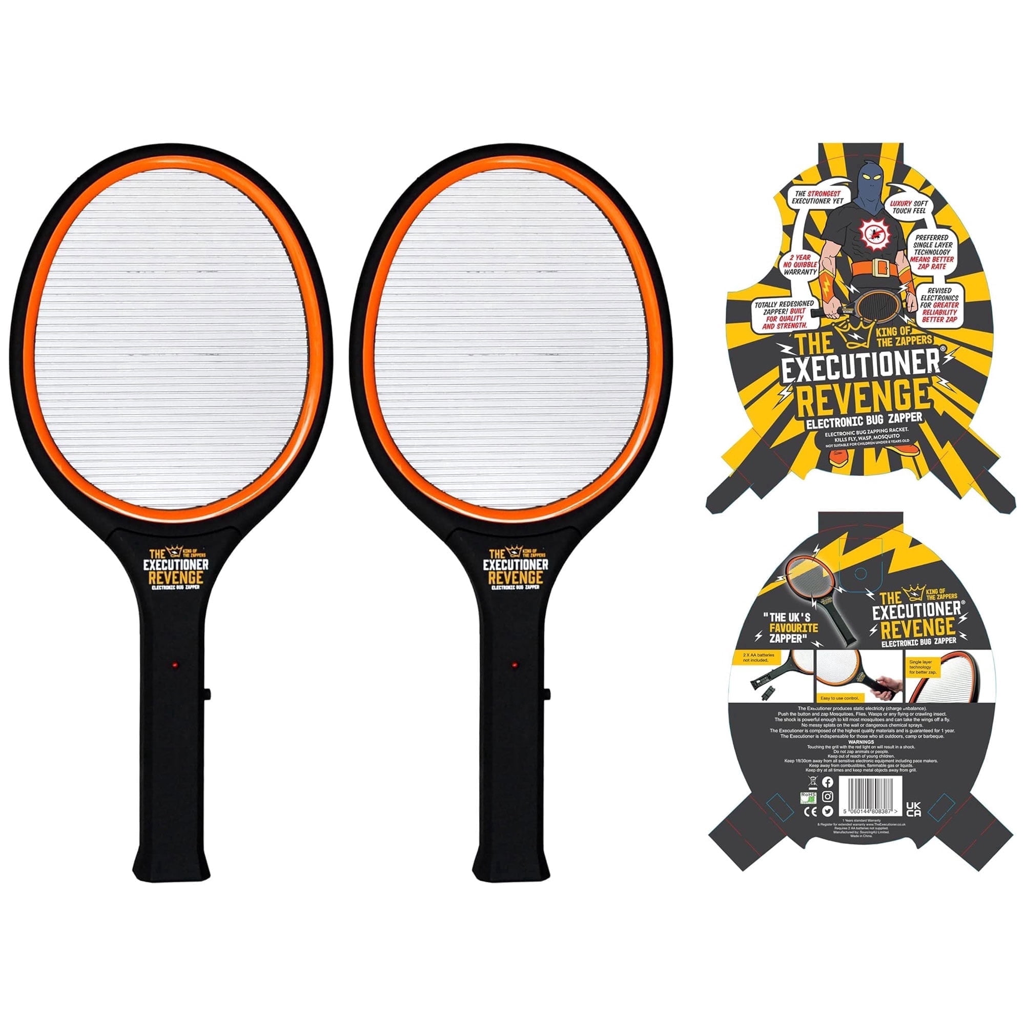 E Toke Racket The Executioner Revenge Electronic Fly and Mosquito Killer Swatter ...