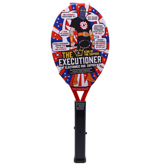 The Executioner USA Flag Fly Swatter Racket Mosquito Bug Zapper 50cm Long