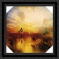 thumbnail image 1 of The Exile and the Snail 20x20 Black Ornate Wood Framed Canvas Art by Turner, Joseph Mallord William, 1 of 2