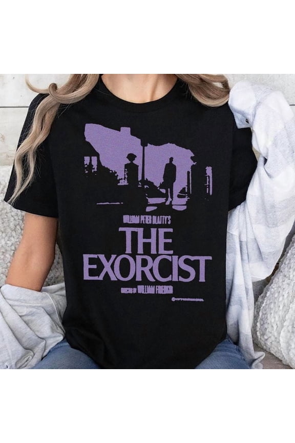 The Exorcist 1973 Movie Shirt, Horror Movie Fans Shirt Men's And Women's Graphic Tee 100% Cotton by TBun, Full Sizes S-5XL