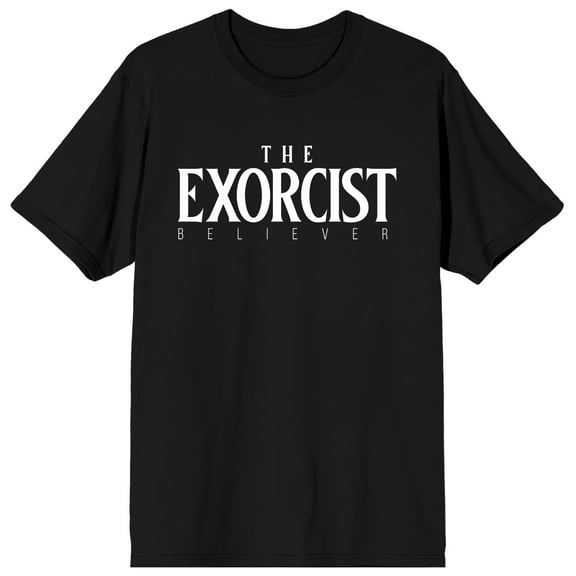 The Exorcist Believer Logo Crew Neck Short Sleeve Men's Black T-shirt
-XXL