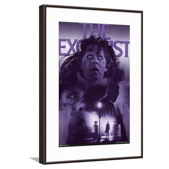 The Exorcist - Collage Canvas Wall Poster, 14.725" x 22.375"