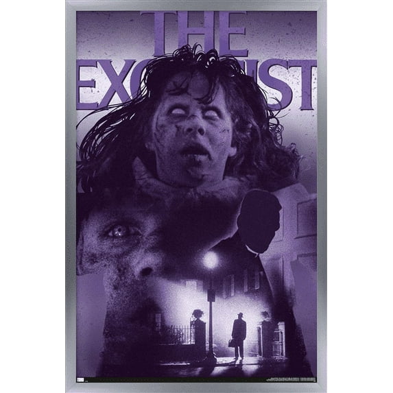 The Exorcist - Collage Wall Poster, 14.725" x 22.375", Framed