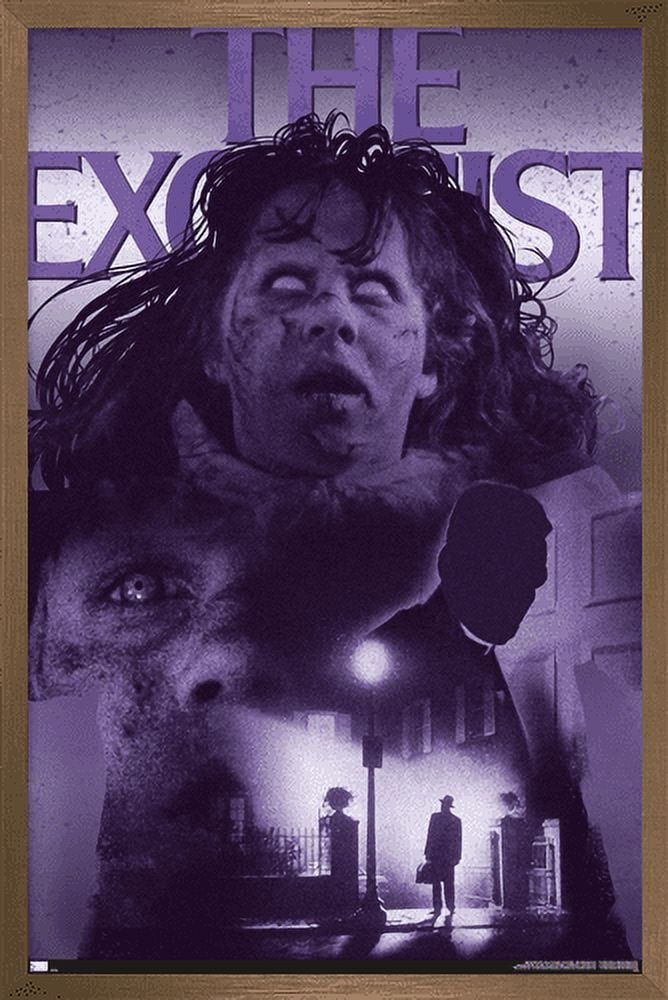 The Exorcist - Collage Wall Poster, 22.375" x 34", Framed