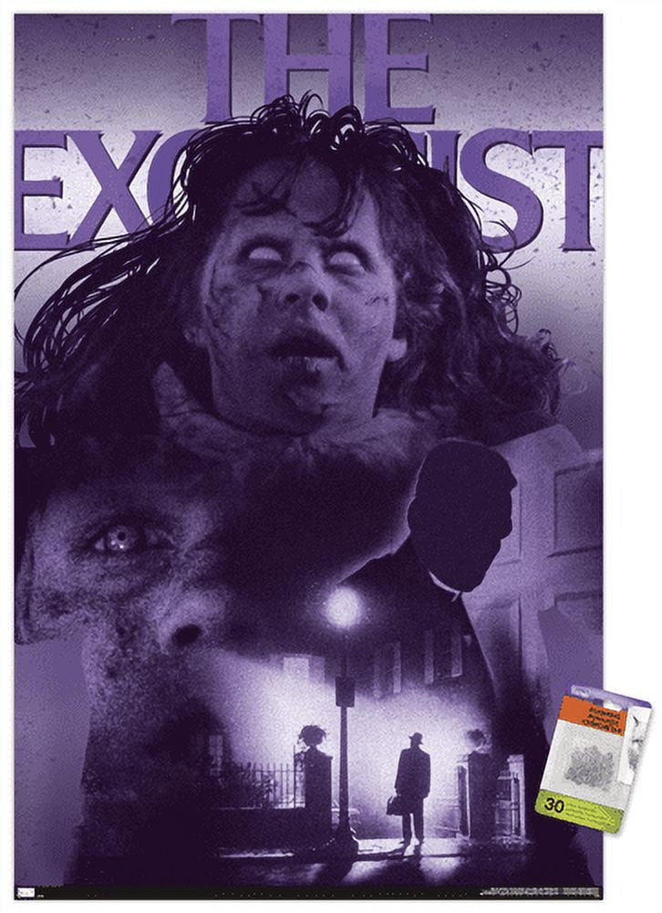 The Exorcist - Collage Wall Poster with Pushpins, 22.375" x 34"