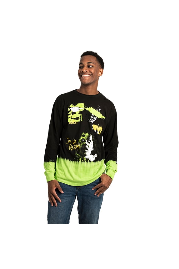 The Exorcist Dip Dyed Long Sleeve Unisex Long Sleeve Tee-Large