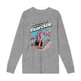 thumbnail image 1 of The Exorcist Excellent Day For An Exorcism Adult Heather Gray Crew Neck Long Sleeve Tee-Large, 1 of 3