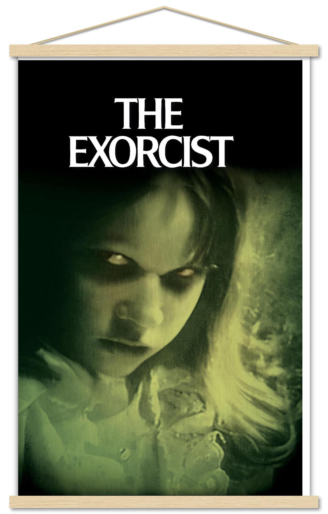 The Exorcist - Eyes Wall Poster with Wooden Magnetic Frame, 22.375" x 34"