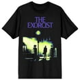thumbnail image 1 of The Exorcist Horror Movie Cover Art Men's Black Graphic Tee Shirt-S, 1 of 4