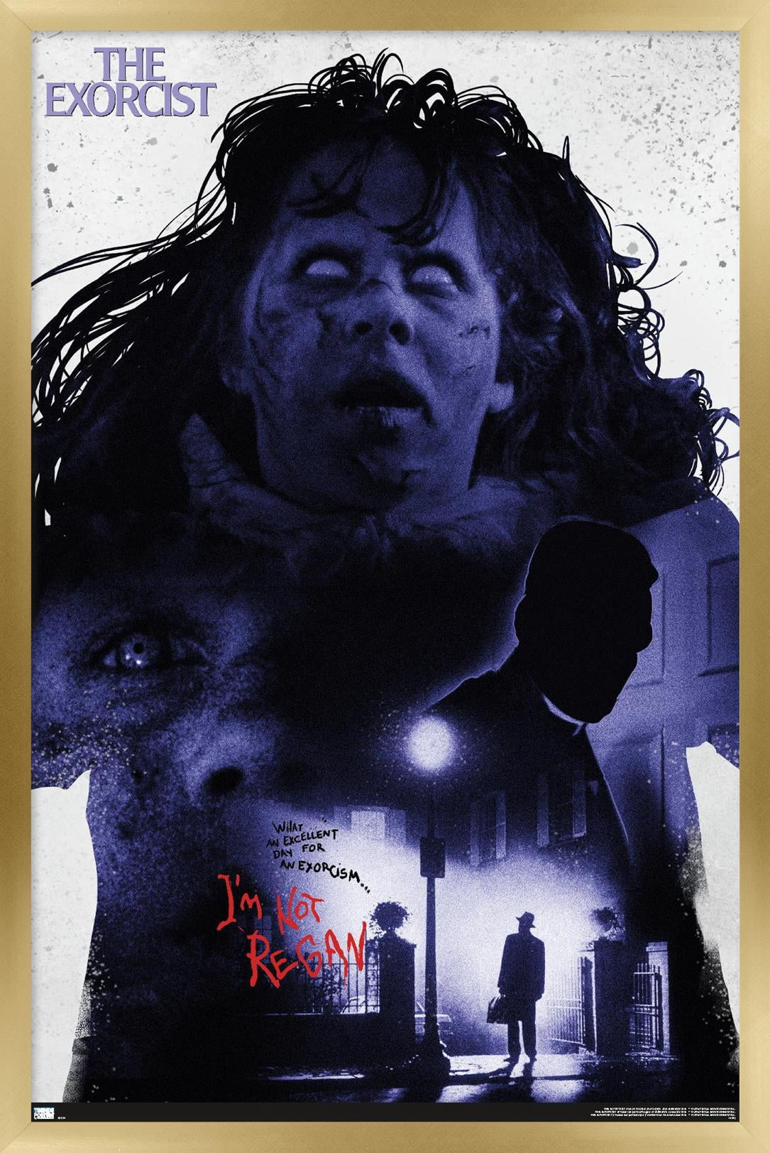 The Exorcist - I'm Not Regan Wall Poster, 14.725" x 22.375" Framed