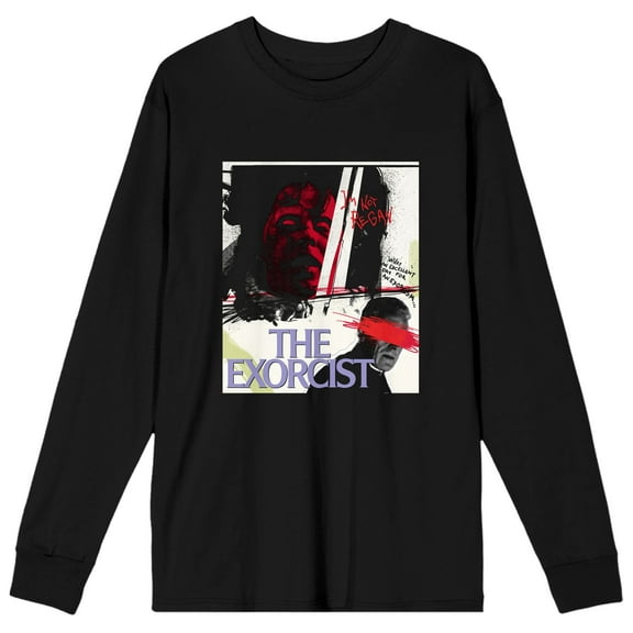 The Exorcist I'm not Regan Lankester Merrin Men's Black Long Sleeve Shirt-Medium
