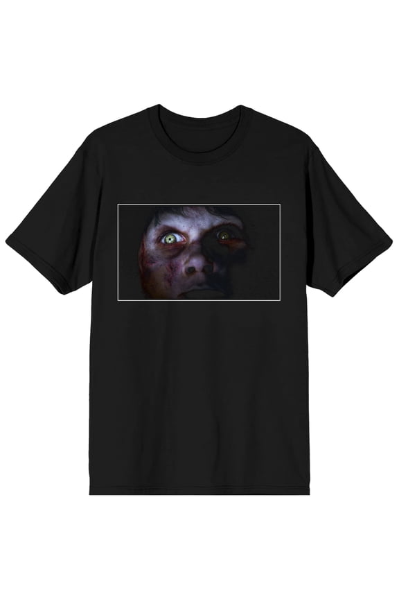 The Exorcist Pazuzu Face Men's Black Graphic Tee-XL