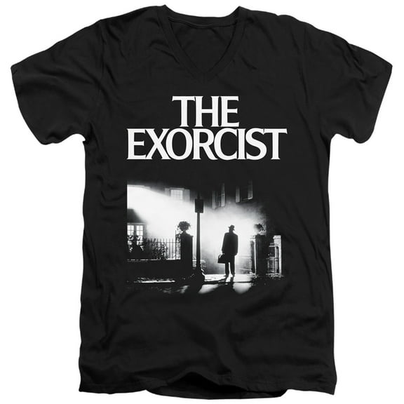 The Exorcist - Poster - Slim Fit V Neck Shirt - Small