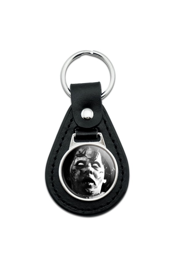 The Exorcist Regan Black Leather Keychain