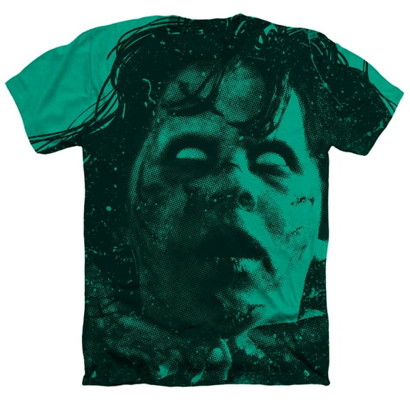 The Exorcist - Regan Face - Heather Short Sleeve Shirt - X-Large