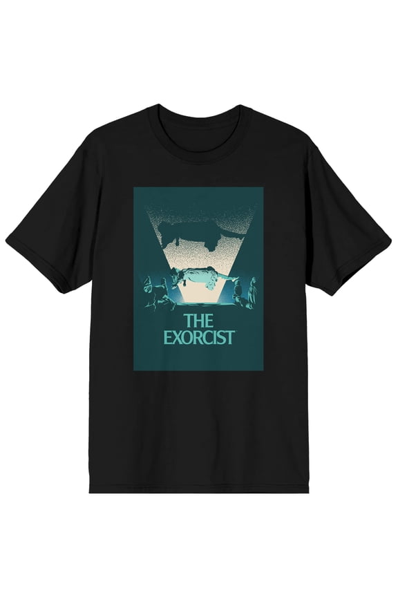 The Exorcist Regan Floating Men's Black Graphic Tee-3XL