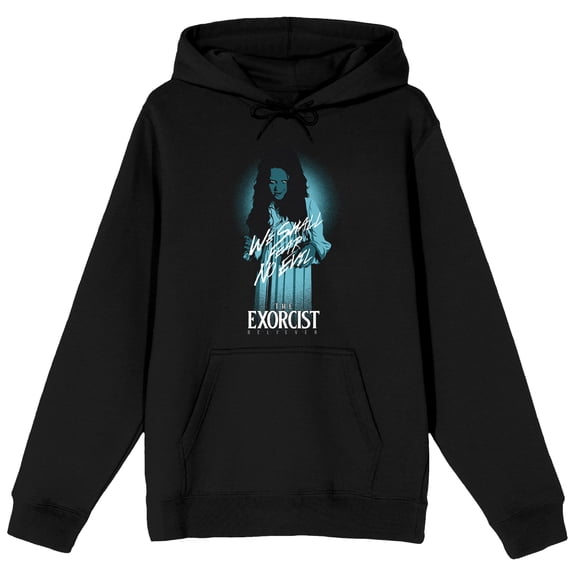 The Exorcist Regan MacNeil We Shall Fear No Evil Adult Black Graphic Hoodie-XL