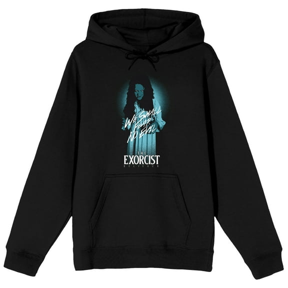 The Exorcist Regan MacNeil We Shall Fear No Evil Adult Black Graphic Hoodie-XS