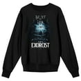 thumbnail image 1 of The Exorcist Third Eye Belief Is Real Crew Neck Long Sleeve Black Adult Sweatshirt-XL, 1 of 3