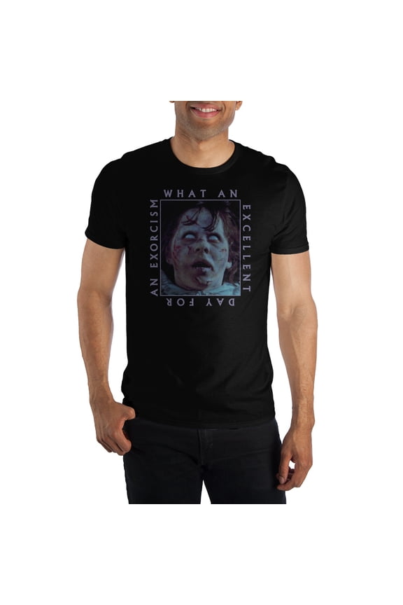 The Exorcist 'What An Excellent Day For An Exorcism' Short-Sleeve T-Shirt-XX-Large