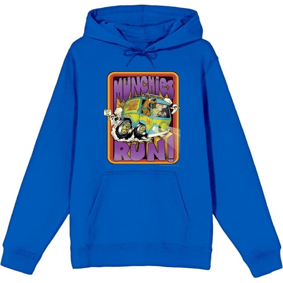 The Exorcist You Possess My Heart Adult Blue Long Sleeve Hoodie-Medium