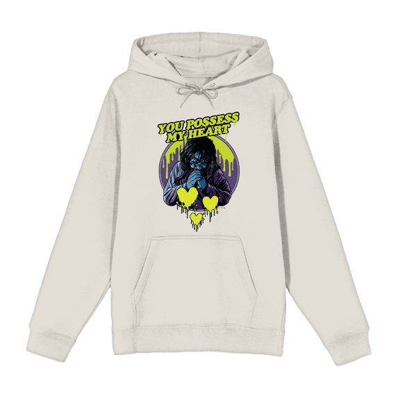 The Exorcist You Possess My Heart Adult Sand Long Sleeve Hoodie-Small