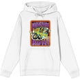thumbnail image 1 of The Exorcist You Possess My Heart Adult White Long Sleeve Hoodie-Medium, 1 of 3