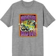thumbnail image 1 of The Exorcist You Possess My Heart Men's Heather Gray Crew Neck Short Sleeve Tee-Medium, 1 of 2
