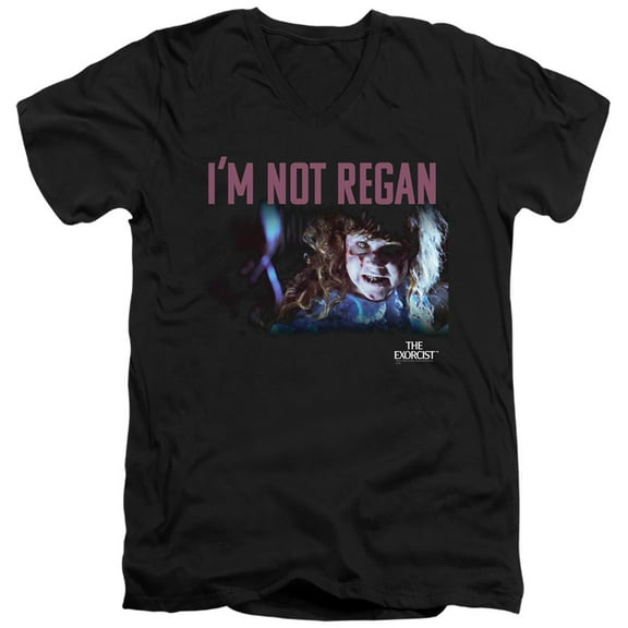 The Exorcist - Your Mother - Slim Fit V Neck Shirt - Large