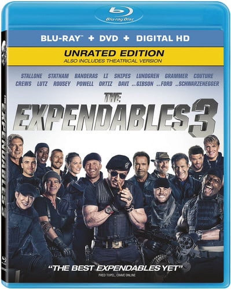 I Mercenari The Expendables 1+2+3, La trilogia 3 Blu-ray