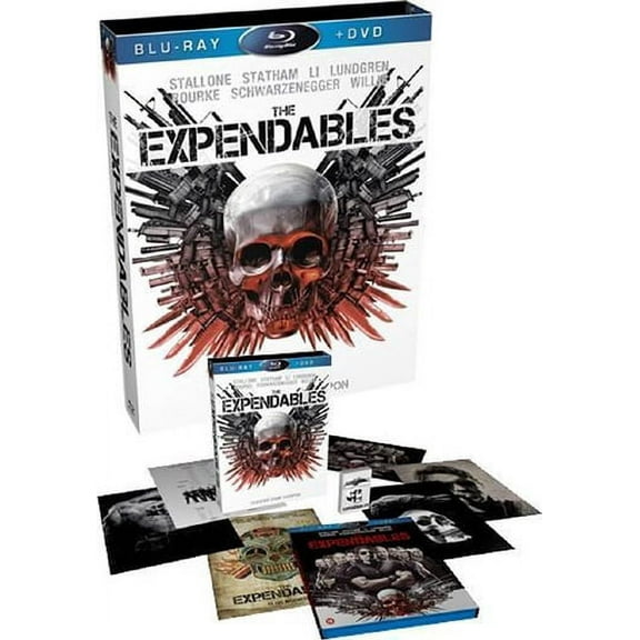 The Expendables + Lighter (Blu-Ray & DVD Combo) [ Blu-Ray, Reg.A/B/C Import - Netherlands ]
