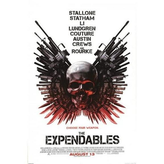 The Expendables - Skull One Sheet Poster Print