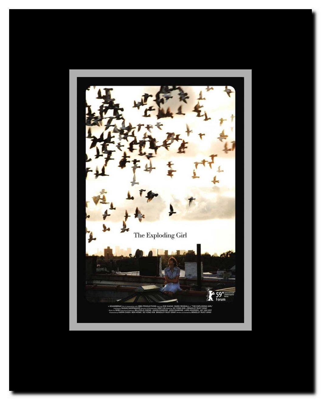 The Exploding Girl Framed Movie Poster