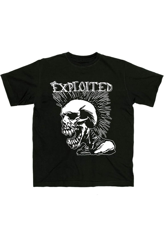 The Exploited Men's Total Chaos T-Shirt Black Small | Officially Licensed Merchandise
