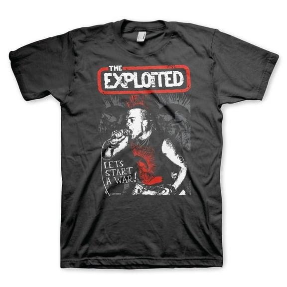 The Exploited Start A War Classic T-Shirt-X-Large