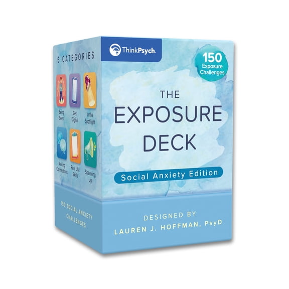 The Exposure Deck – Social Anxiety CBT Cards for Teens & Adults