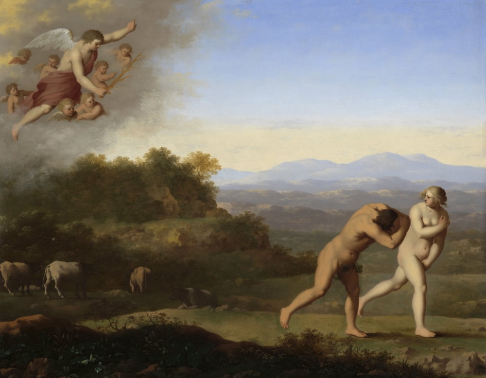 The Expulsion From Paradise Canvas Art - (24 x 18)