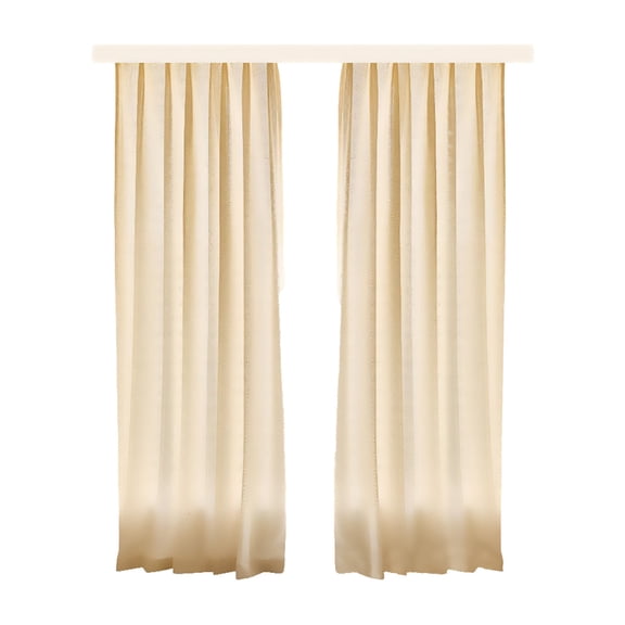 The Exquisite Linen Style Window Drapery Decorations 150x270cm/59.06x106.3Inches 2Pcs Making the Window Wear the Coat