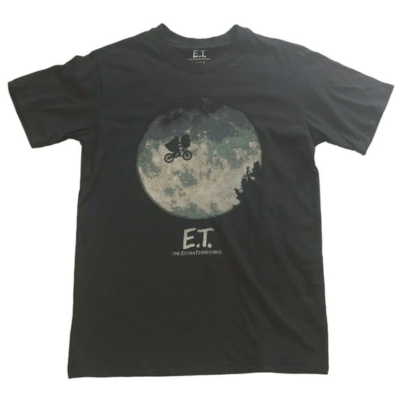 The Extra Terrestrial Womens Jrs Gray E.T. T-Shirt Tee Shirt Large