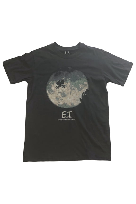 The Extra Terrestrial Womens Jrs Gray E.T. T-Shirt Tee Shirt Large