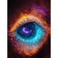 thumbnail image 1 of The Eye Of God Vibrant Luminescent Space Nebula All Seeing Unframed Wall Art Print Poster Home Decor, 1 of 3