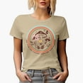 thumbnail image 1 of The Eyes Are Useless When the Mind Is Blind Quote with Boho Art Merch Gift, Tan T-Shirt, Small, 1 of 5
