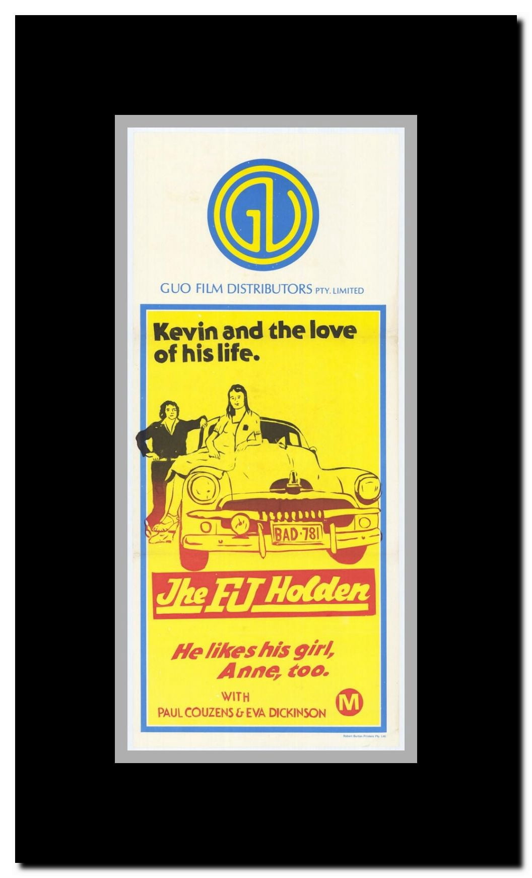The F.J. Holden Framed Movie Poster