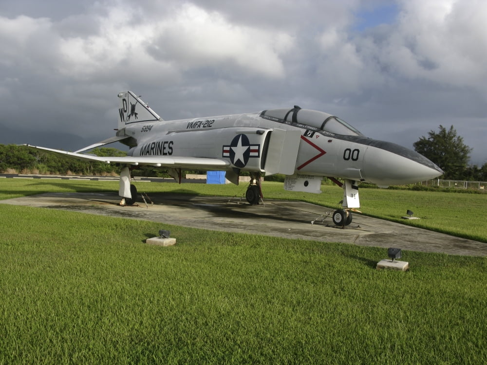 The F4 Phantom II on display Canvas Art - Michael WoodStocktrek Images (33 x 25)