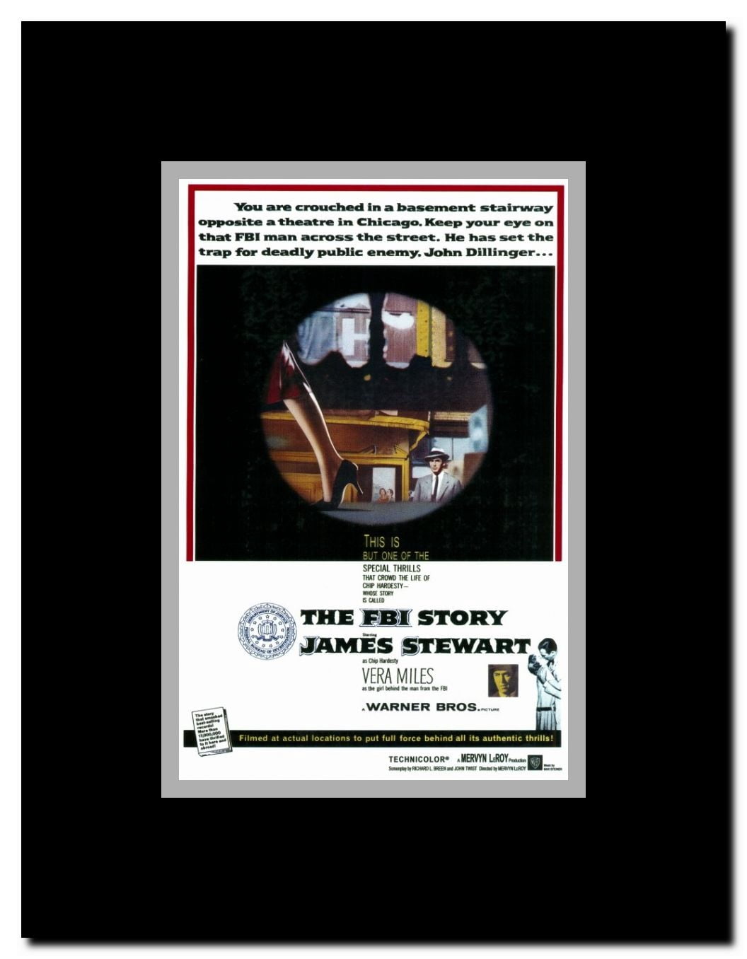 The FBI Story Framed Movie Poster