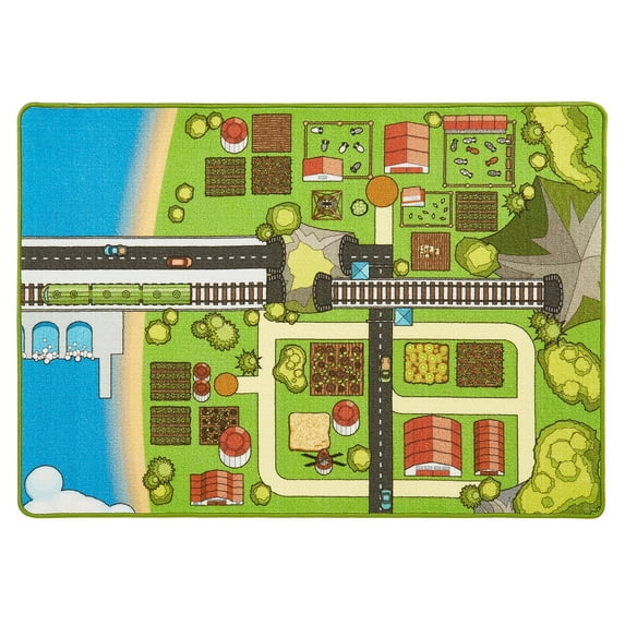 The FHE Group Activity Rug - Farm; 3+Age Group; Playroom; Den; Bedroom